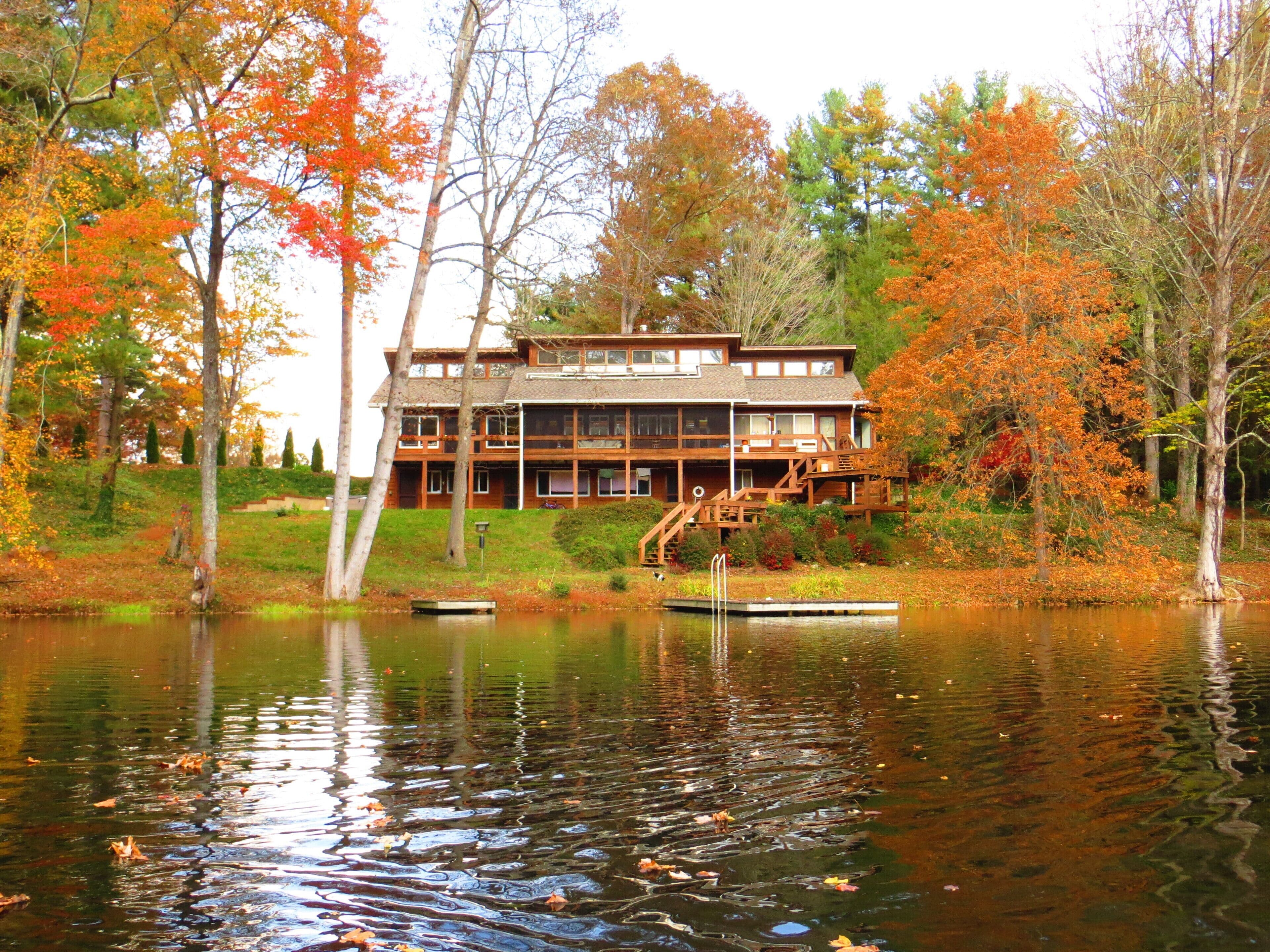 Beautiful Family Lodge on a Private Lake set in 20 secluded acres